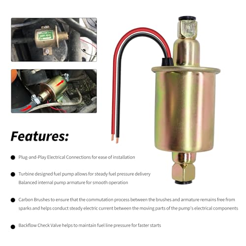 6 Volt Electric Fuel Pump Compatible with Buick 1927-1932 - style: 6 Volt Electric Fuel Pump