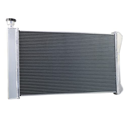 ALLOYWORKS 3 Row Radiator + Shroud Fan + Relay For 1988-1997 Chevy GMC C1500 C2500 K1500 K2500 Pickup 5.0L 5.7L