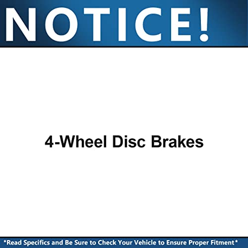 Detroit Axle - Front & Rear Brake Kit for 2012-2018 Ford Focus - size: 8PR3200075/kit