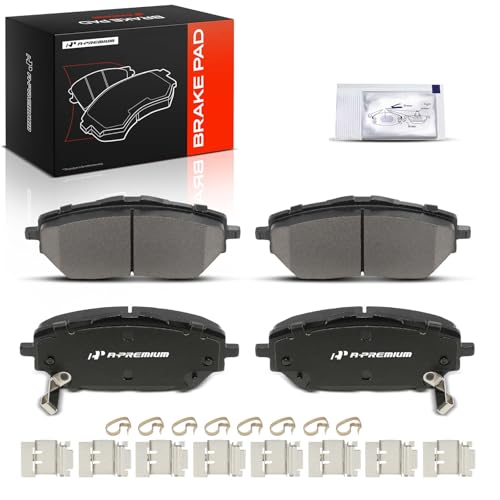A-Premium Front Ceramic Brake Pads Compatible with Toyota