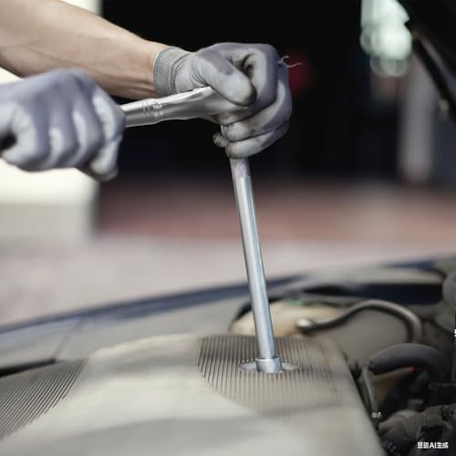 1/4-Inch Drive Stubby Ratchet, 9cm Ratchet Handle, 72-Tooth Quick-release Ratchet Wrench, Full Polished, for Auto Repair, Mechanical Repair - size: 1/4" Mini