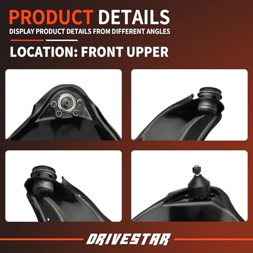 K620160 K620161 2WD Front Upper Control Arm w/Ball Joint Assembly - size: CAK1151
