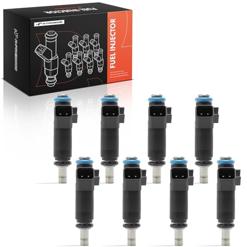 A-Premium Set of 8 Fuel Injectors Compatible with Dodge, Ram, Jeep