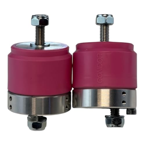 E34 525i VIP Engine Mount Set | Compatible with BMW E34 | 70A Polyurethane OEM+ Street | Condor Speed Shop | Made in USA | M20 M50TU Street Poly Mounts - size: M20/M50TU | 525i, style: VIP | Poly | Street