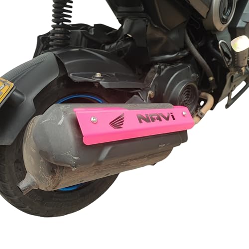 Motorcycle Exhaust Cover Compatible with Honda Navi (Passion Pink)