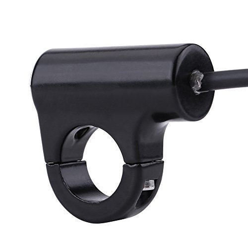 7/8" 22mm Handlebar Control Push Button Switch, Weatherproof Aluminum Alloy Motorcycle Handlebar Mount Switch Button Headlight Brake Fog Lights ON/Off(Automatic Return Button) - size: Automatic Return Button