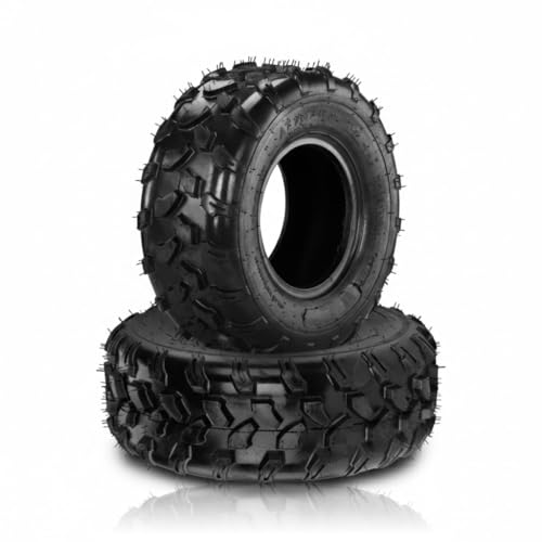 TUFFIOM Set of 2 ATV UTV Tires, 21x7-8, 6PR All-Terrain Mud Tires with Directional Tread, Drainage, Strong Srip and Snow-breaking for Rainy/Snowy Areas, Tubeless Trail Tire - size: 21x7.00-8 (2 pack)