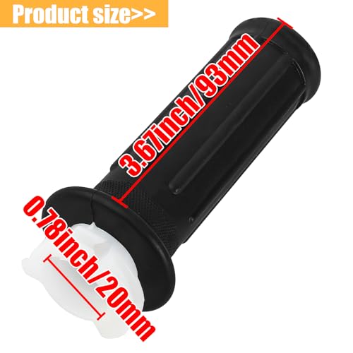 Throttle Housing Start Switch Choke Cable Handlebar Accelerator Twist Grip Handle Bar Set for Yamaha PW50 PY50 Peewee Y-Zinger Motorcycle Motorbike Dirt Bike Control Left Right Brake Lever
