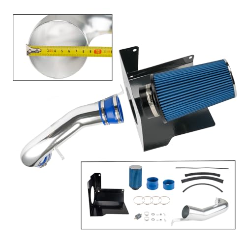 3.5" Cold Air Intake Kit for 2007-2008 Chevrolet Suburban 1500 - color: Blue, size: 2007-2008 Chevrolet Silverado 1500 4.8L/5.3L/6.0L