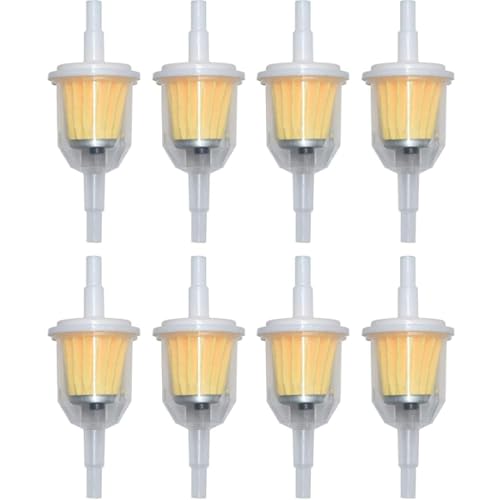 8 PCS 21541500 Gas Inline Fuel Filter fits Kohler John deere 25 050 22-s 08-s 03-s Gy20709 21410800 Toro 98021