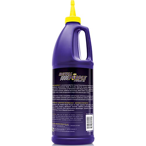 Royal Purple 01300 Max Gear 75W-90 High Performance Synthetic Automotive Gear Oil, 1 Quart (32 Ounces) (Pack of 2) - size: 32 Fl Oz (Pack of 2)