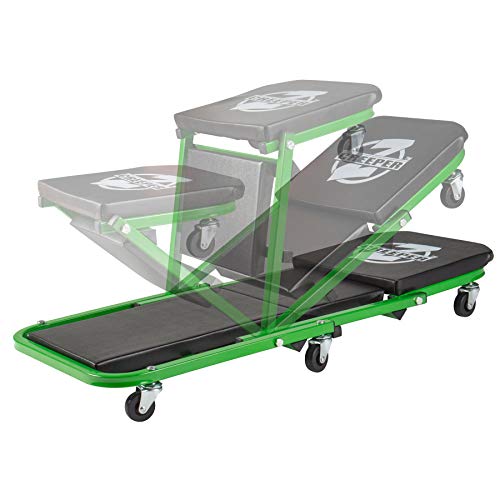 Pro-LifT C-2036DG Black/Green 300 Lbs Mechanic Creeper - color: Green