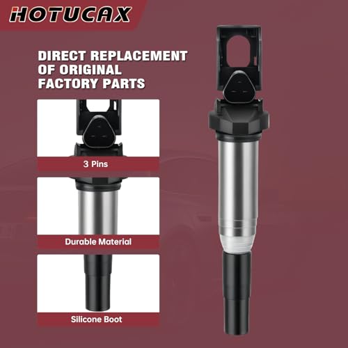 UF598 Ignition Coils & Spark Plugs Tune Up Kit, 4 Pack - size: UF598 & Spark Plugs