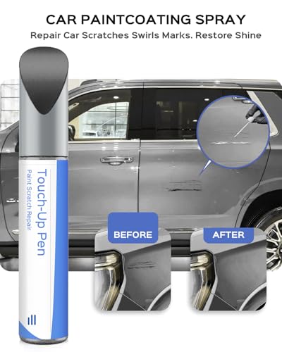 Thunderstorm Gray GNO/WA633D Touch Up Paint Exact-Match Compatible with GMC– Car Paint Scratch Repair Kit Automotive Paint Pen Professional Automotive Paint Pen for Scratches, Chips & Nicks - color: Thunderstorm Gray
