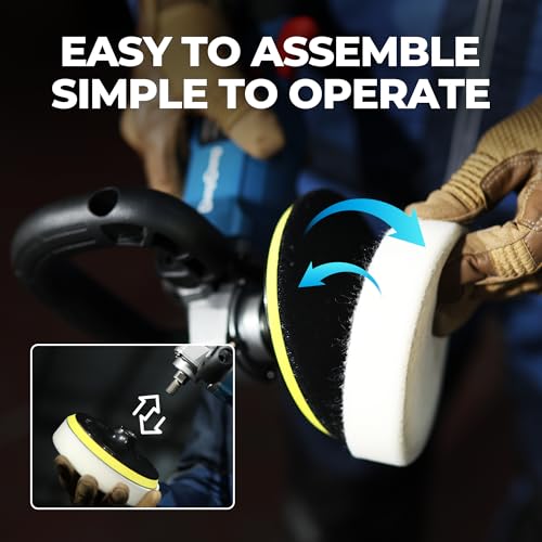 Dong Cheng 20V Brushless Cordless Polisher Kit, 6" Pad, 1 x 4.0Ah Battery