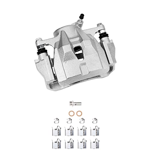 Detroit Axle - Front Driver Side Disc Brake Caliper Brake Pads Replacement - size: 3BP3701014/Kit