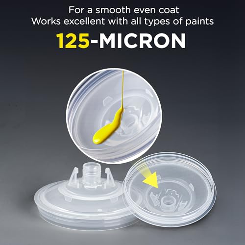 InoKraft 28 oz Paint Cup Kit with Adapter, 6 Liners + 1 Hard Cup - size: 28 oz Starter Kit (6-pack)+adapter