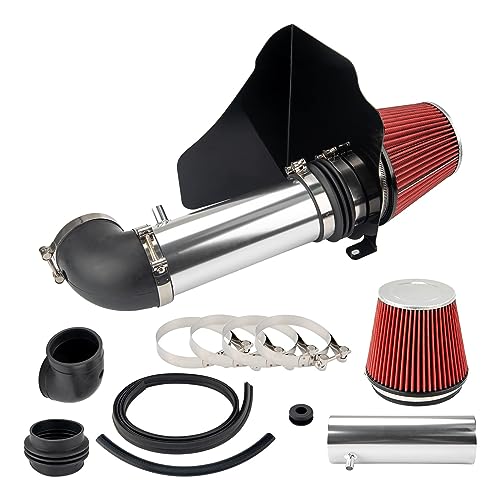 PHILTOP Cold Air Intake Kit Fit for 2006-2010 Dodge Charger - color: Red, size: 2006-2010 Chrysler 300 5.7L/6.1L