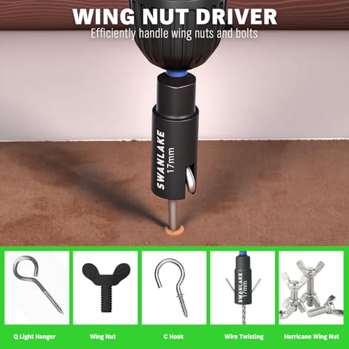 74-Piece Magnetic Nut Driver Set for Impact Drill Metric & SAE, Impact Socket Adapter, Power Bits with Magnetic Holder, Wing Nut Driver, Universal Socket, 1/4'' Quick-change Bit Extension - color: Multi-use Kit Green