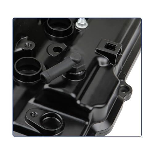 Upgread Aluminum Engine Valve Cover Compatible with 2017-2019 Hyundai Elantra Kona Kia Forte 2.0L L4 Replace 224102E700