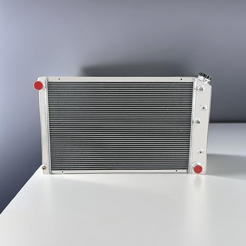 ReadyCool 4 Rows Aluminum Radiator for 1970-1981 Chevy Camaro Blazer, 1978-1987 Monte Carlo El Camino Impala Chevy GMC C/K/G Series C10 C20 C25 C3500 Nova Buick Regal