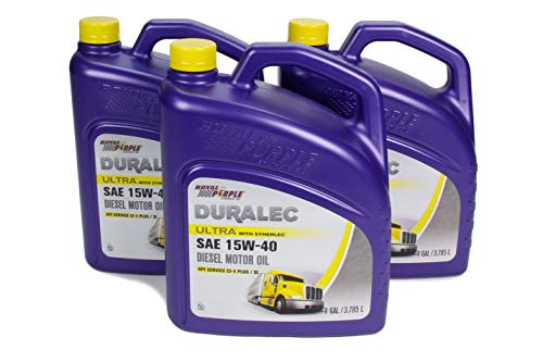 Royal Purple 80561 Duralec Ultra 15W40 Oil Case, 3 Gallon, 1 Pack
