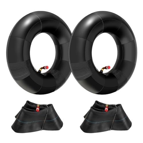 FVRITO 13x5.00-6 13x5x6 Inner Tube Heavy Duty Replacement Compatible with Razor Dirt Quad Versions 1-18 Go Kart ATV Lawn Mower Snow Blower Yard Tractor Hand Truck Wagon Pressure Washer Air Compressor - size: 13x5.00-6(4 Pack,Bent Valve)