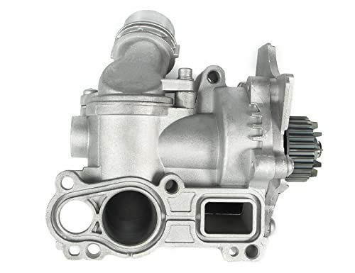 Electric Engine Water Pump Assembly Compatible with 2008-2016 Audi A3 A4 A5 A6 Q3 Q5 TT Quattro Allroad VW Beetle CC Eos GTI Jetta Passat 2.0L,Replaces#OE 06H121026CQ 06H121026AB