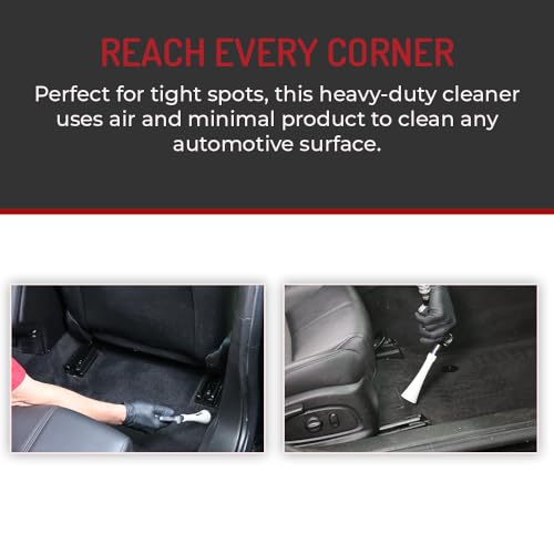 HI-TECH Vortex II Air Cleaning Gun – Pro Auto Detailing Tool for Deep Cleaning Interiors & Exteriors – Uses Air Compressor – Blasts Dust, Dirt & Grime Fast - size: V-200