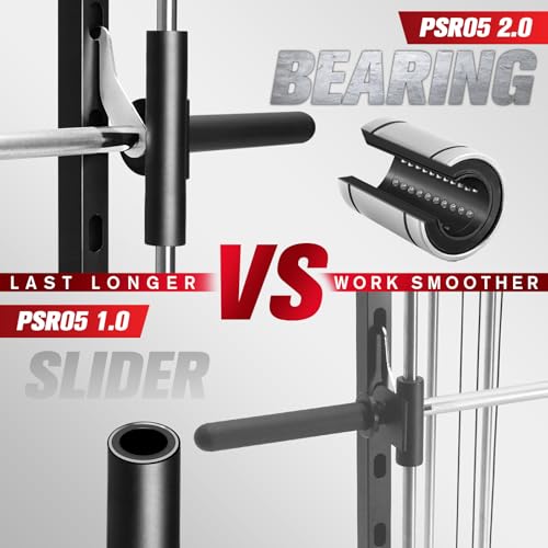 RitFit Smith Machine Power Rack with LAT-Pull Down System - style: Package (With BWB01 Bench)