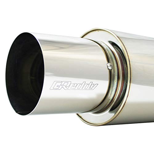 GReddy 11001126 Muffler (Universal 2.5In 3-Bolt Tip Revolution Rs)