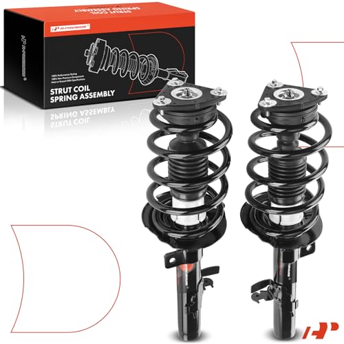 A-Premium Front Complete Strut Assemblies with Coil Springs, Set of 2