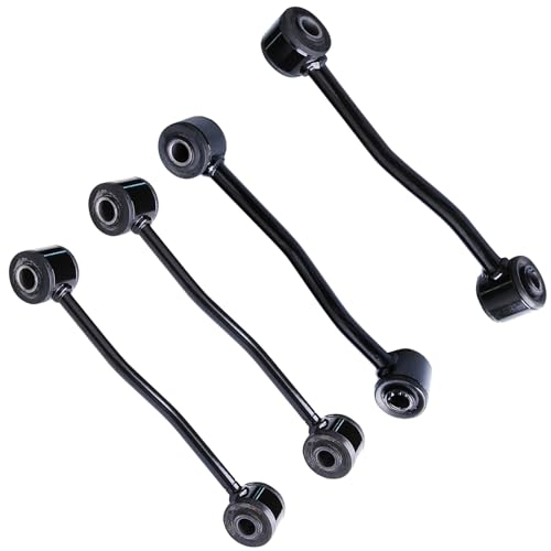 K3201 K3202 Front Sway Bar End Links and Rear Stabilizer Bar Link Kit for Jeep Grand Cherokee 1999 2000 2001 2002 2003 2004, Suspension Stabilizer Bar End Links, Front Rear Sway Bar Link Kit-4pc - color: K3201 K3202