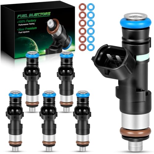 0280158005 3.5L V6 Fuel Injectors for:-Nissan Altima 2004-2006 - size: 0280158005(6)