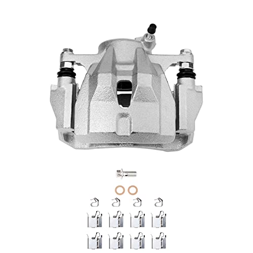 Detroit Axle - Front Driver Side Disc Brake Caliper Brake Pads Replacement - size: 3BP3701014/Kit