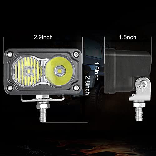 3 Inch Driving Lights LED Pod Light Cube Off Road Light Bar - color: White