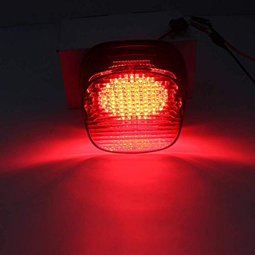 Eagle Lights Red Strobing LED Tail Light Upgrade for Harley Davidson Sportster/Softail/Touring/Dyna - color: Red