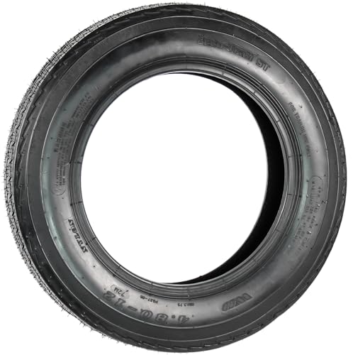 eCustomrim 2-Pack 4.80-12 480-12 12 Inch 4-Ply Bias Trailer Tire Load B