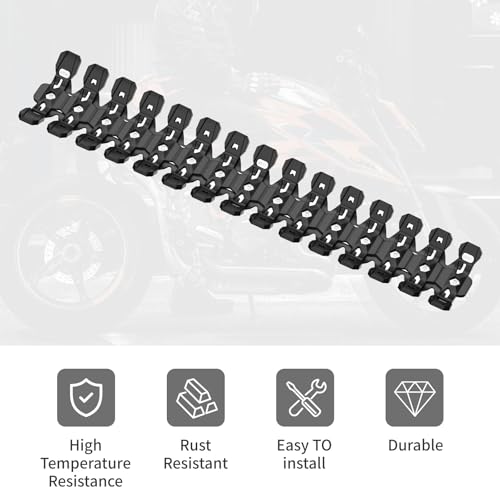 Black Pipe Heat Shield Guard Cover Compatible with Yamaha YZ125 / YZ250,Compatible with KTM 125/150 / 250/300 EXC,Compatible with GASGAS EC 250/300,See Fitment - color: Black