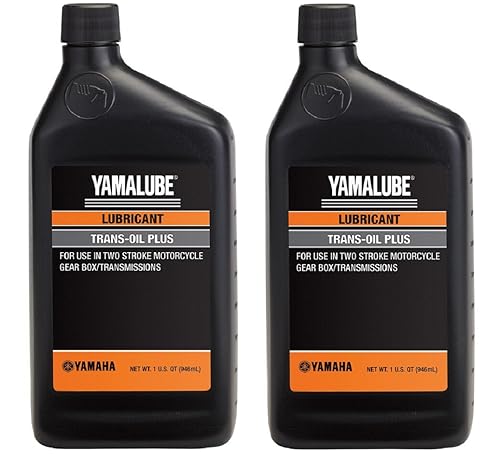 Yamaha Yamalube Transmission Oil Plus for 2 Stroke Gear Box- 2 Quarts, #Acc-Trans-PL-US