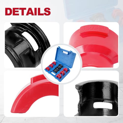 14 Pcs/Set Universal Motorcycle Fork Seal Driver Kit - 35/36, 40/41, 42/43, 45/46, 47/48, 49/50mm, Removal Installer Tool