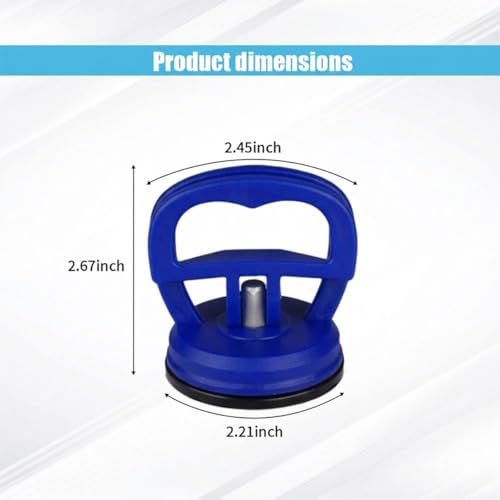 JOYCOURT 2PCS Car Dent Puller Kit Handle Lifter, Dent Puller Remover Tool - color: Blue
