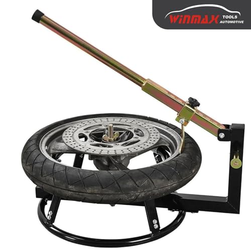 Tire Change Stand for 16" to 21" Tires, Portable Motorcycle Tire Changing Stand With Adjustable Bead Breaker Lever