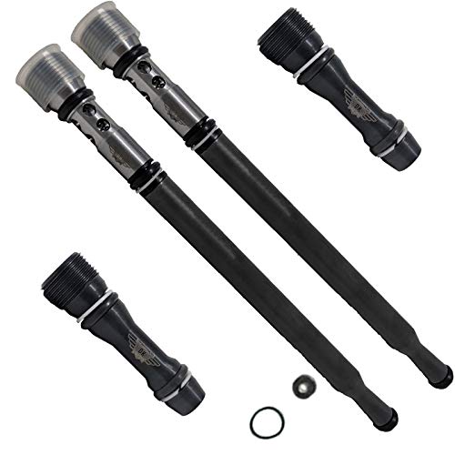 6.0L Revive #2 Kit with Aftermarket Studs Head Gaskets Oil Cooler and Stand Pipes - Fits Ford 6.0L 6.0 Powerstroke Kit - 2003-2005.5 (18MM Dowel) - DK Engine Parts (18-2R) - size: 18 - 2R