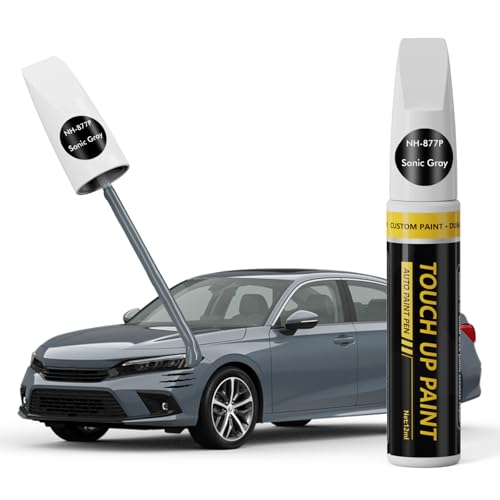 (Sonic Gray (NH877P) Car Touch Up Paint for Honda - color: Sonic Gray (NH877P) for 2025 CR-V/2025 CIVIC/2025 Accord/2025 HR-V/2025 Pilot/2025 Odyssey/2025 Ridgeline/2025 Passport