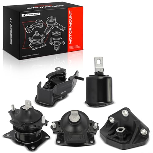 A-Premium Engine Motor Mount and Transmission Mount Kit, Set of 5 - style: 5PCS (2003-2007 Accord V6 3.0L SOHC Automatic)