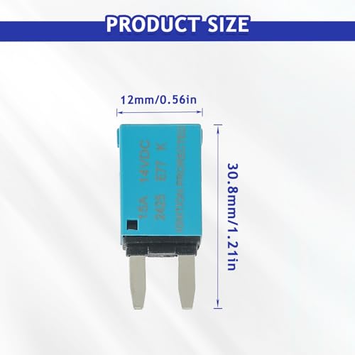 BOJACK ATM Auto Reset Fuse Low Profile Mini Blade Fuses - style: E77
