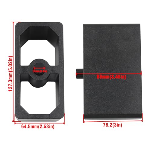 3 Inch Universal Billet Aluminum Leaf Spring Lowering Block Kit - size: 3 Inch