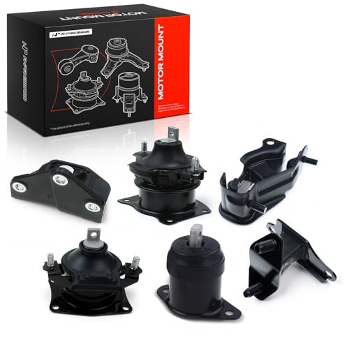 A-Premium Engine Motor Mount and Transmission Mount Kit, Set of 6 - style: 6PCS - Accord 2003-2007 V6 3.0L Automatic