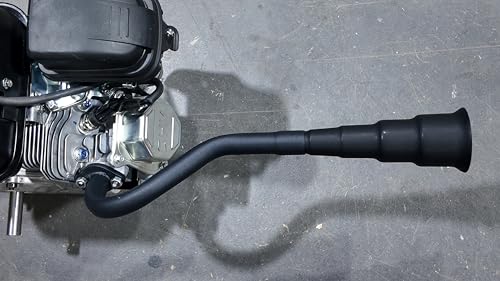 212cc Exhaust Trumpet Pipe for Predator 212 196cc Tillotson GX200 Engine - color: black, size: Exhaust Tip2